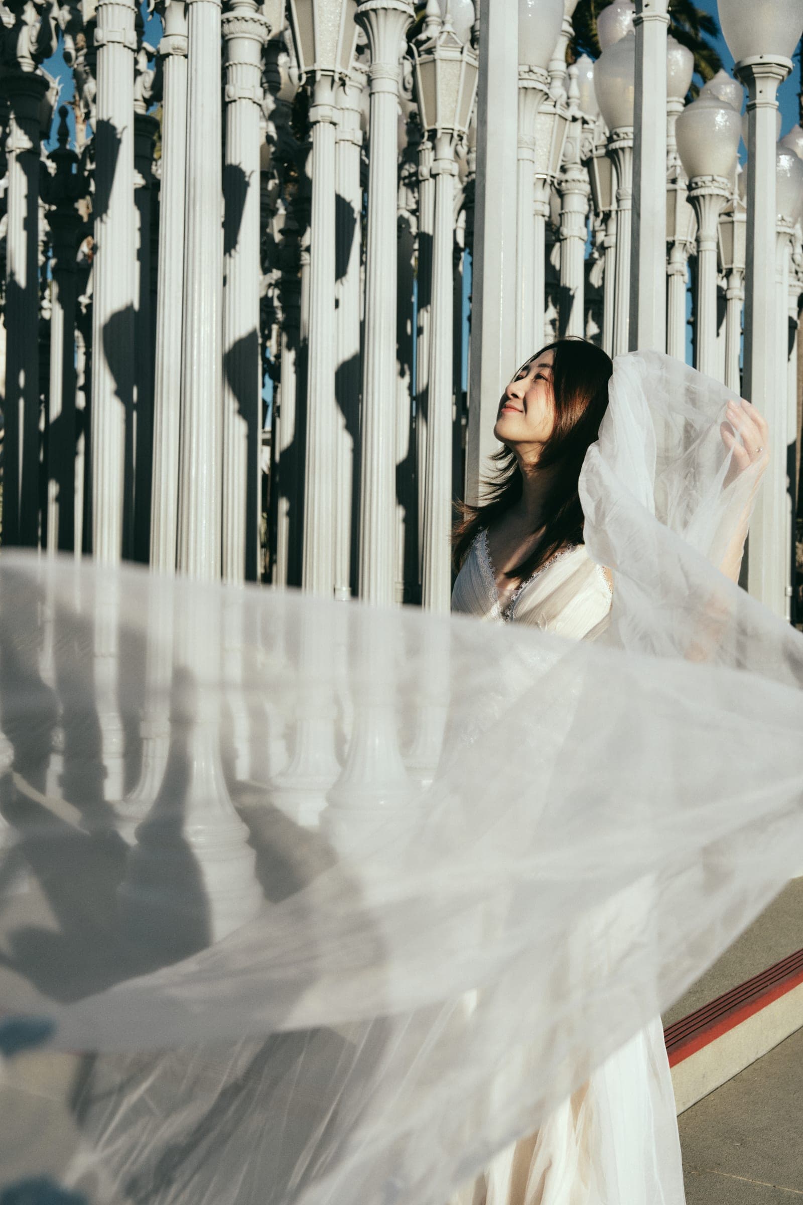 Quang & Hien — LACMA — pre-wedding photography in Downtown Los Angeles, CA — photo 11