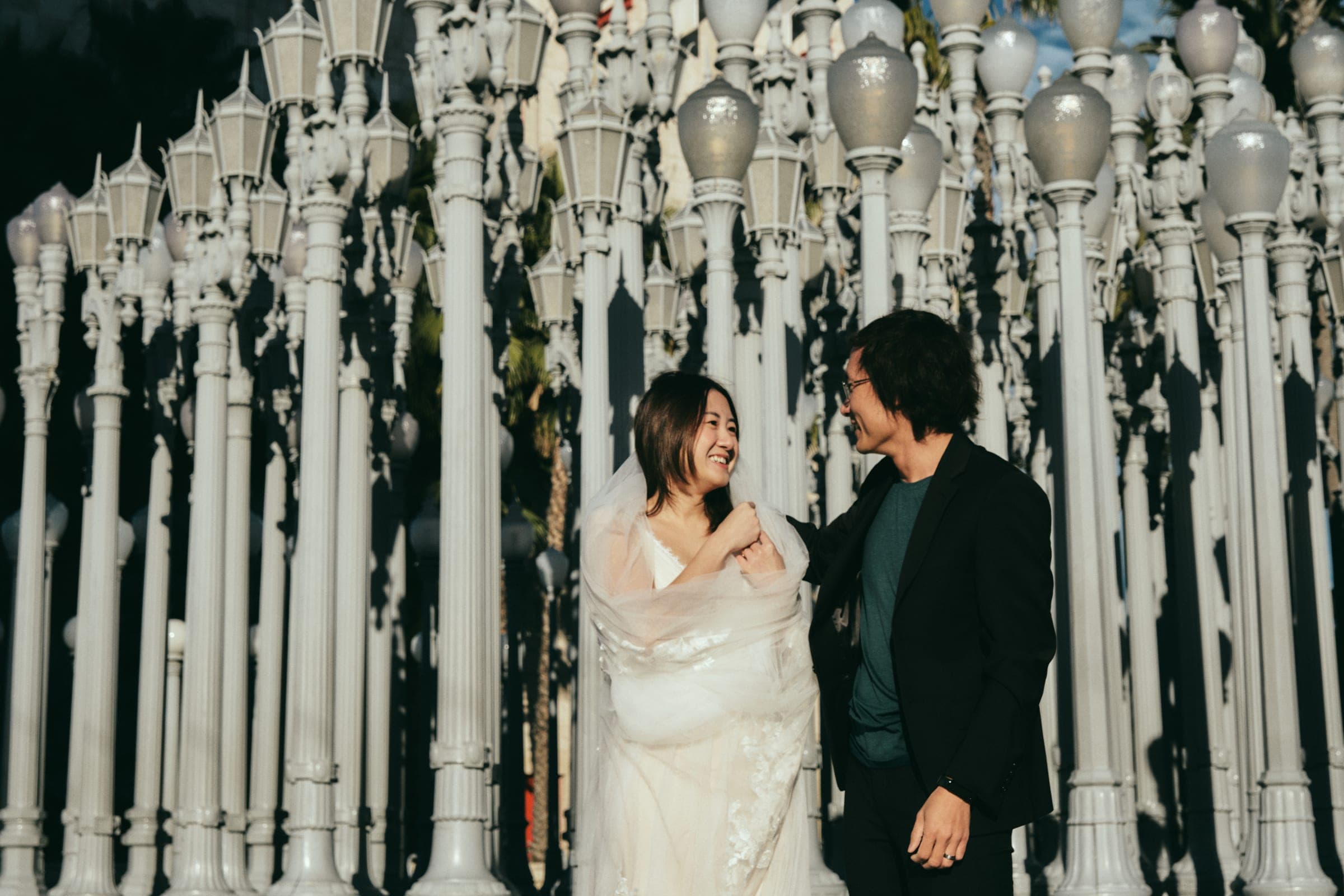 Quang & Hien — LACMA — pre-wedding photography in Downtown Los Angeles, CA — photo 23