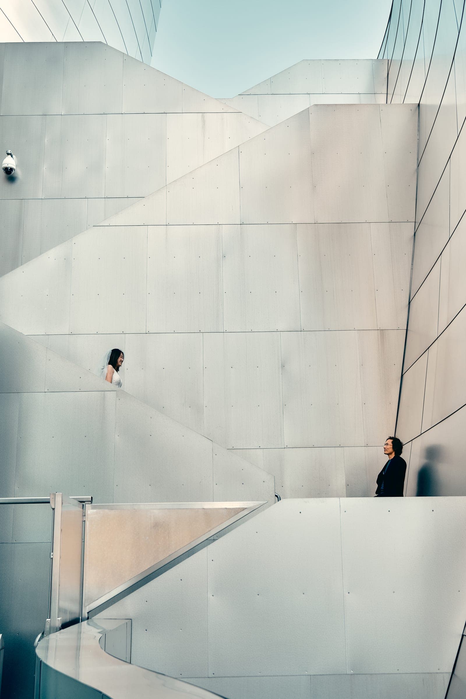 Quang & Hien — Walt Disney Concert Hall — pre-wedding photography in Downtown Los Angeles, CA — photo 8