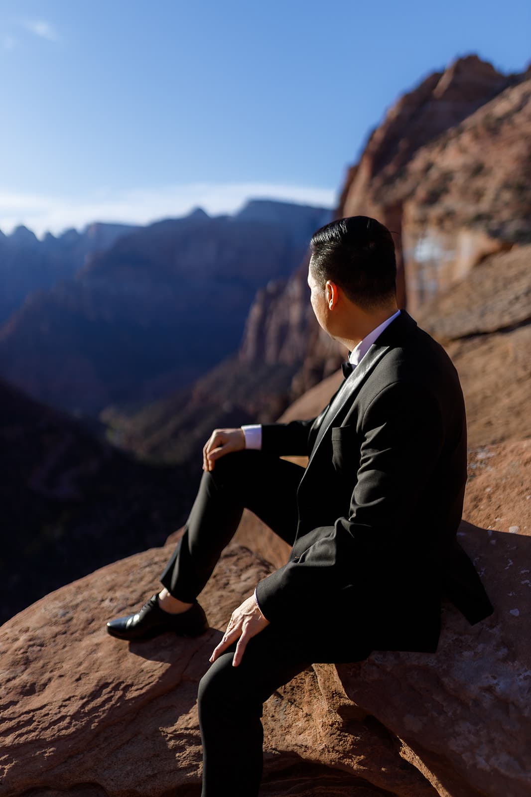 Yen & Jaden — Zion Overlook Scene — photo 1