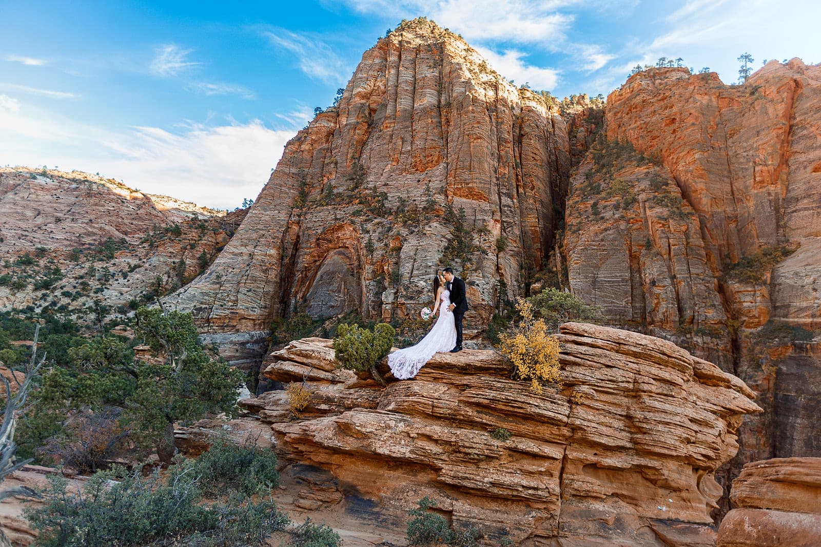 Yen & Jaden — Zion Overlook Scene — photo 6