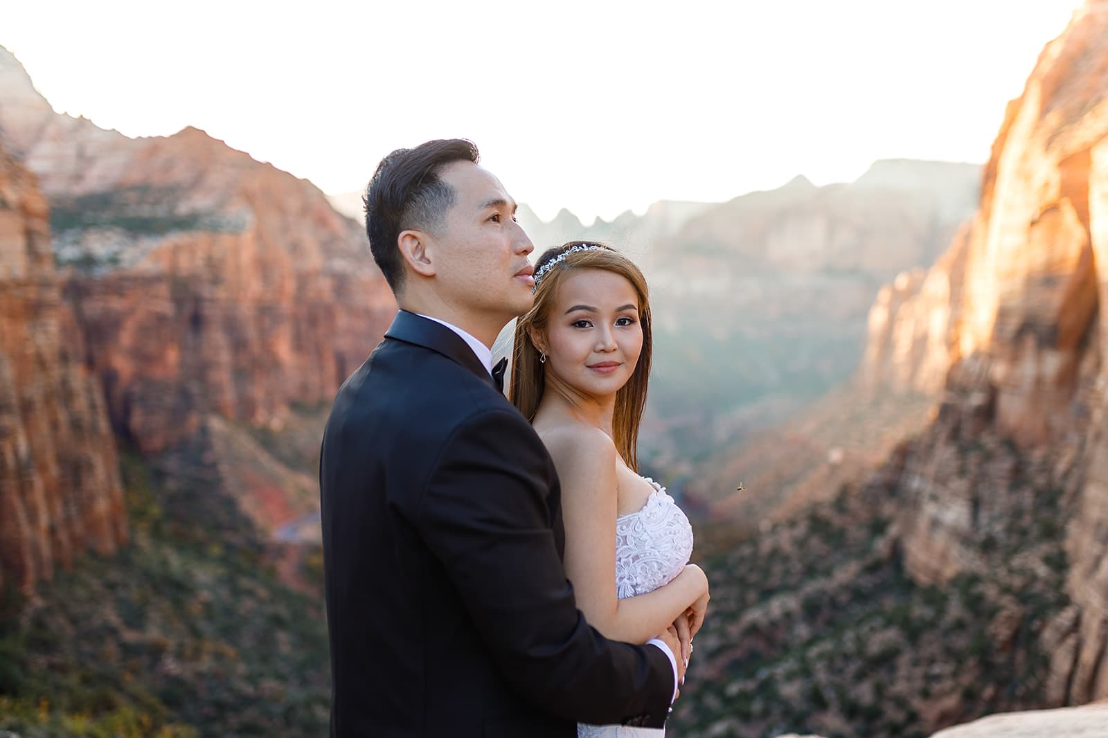 Yen & Jaden — Zion Overlook Scene — photo 15