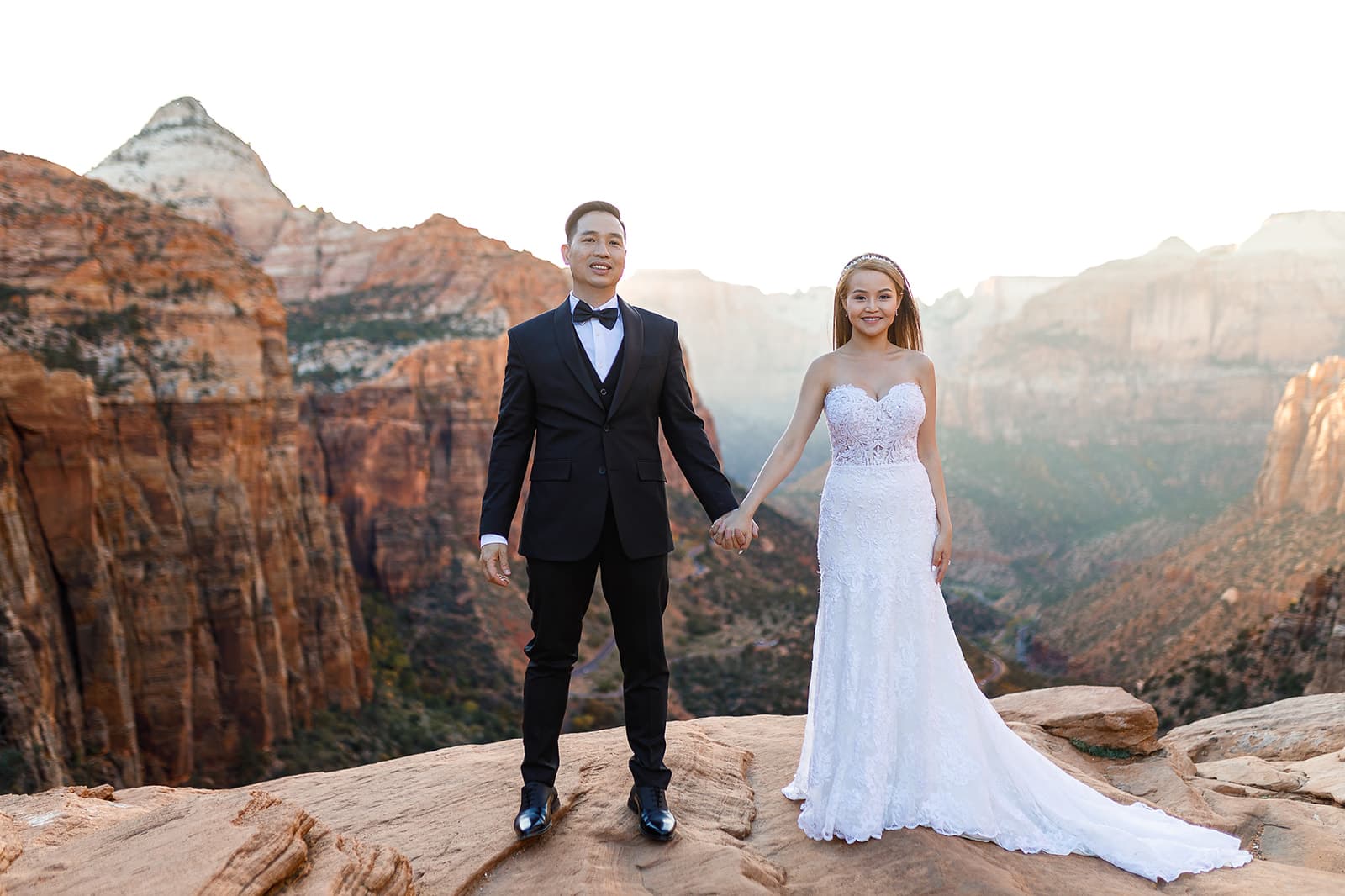 Yen & Jaden — Zion Overlook Scene — photo 16