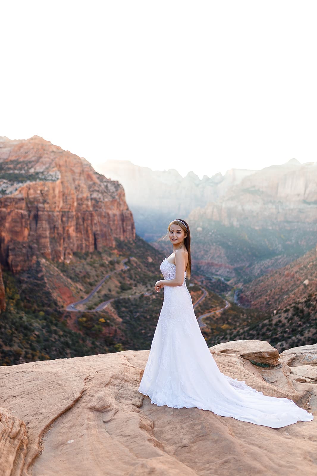 Yen & Jaden — Zion Overlook Scene — photo 29