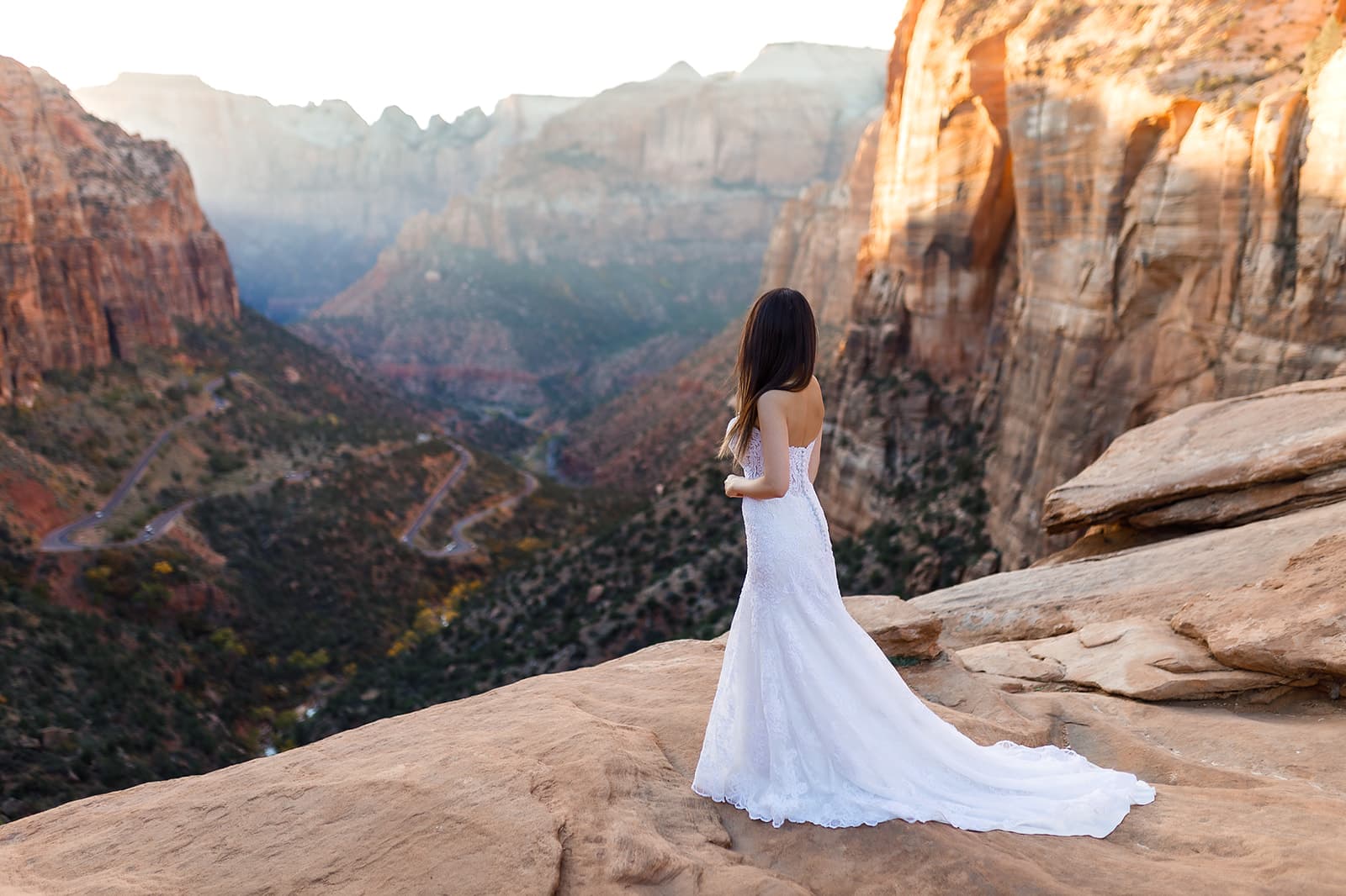 Yen & Jaden — Zion Overlook Scene — photo 34