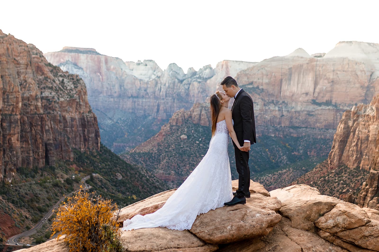 Yen & Jaden — Zion Overlook Scene — photo 43