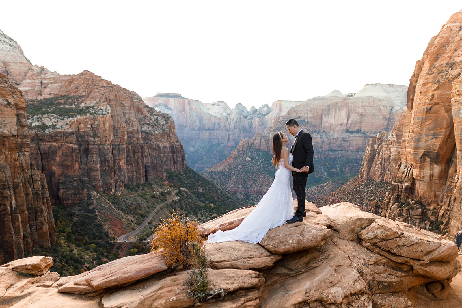 Yen & Jaden — Zion Overlook Scene — photo 44
