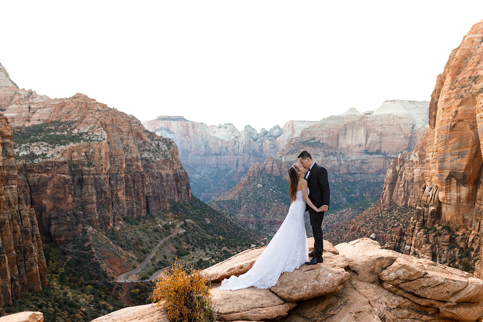 Yen & Jaden — Zion Overlook Scene — photo 45